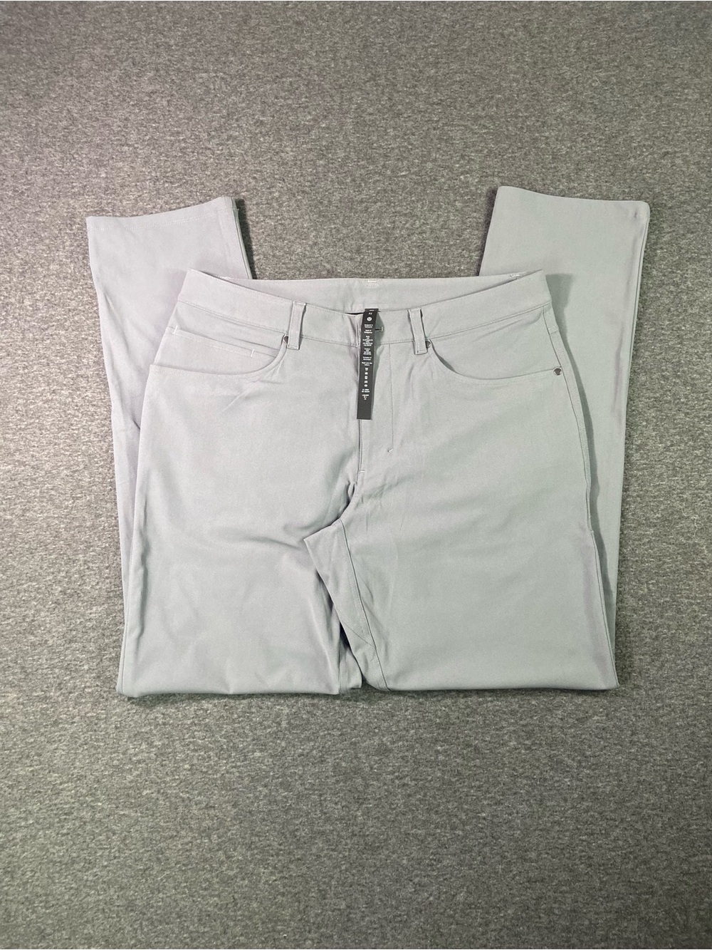 Lululemon Men's ABC 5-Pocket Pant Warpstreme Grey Size 34
